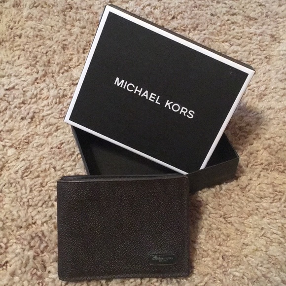Authentic Men's Michael Kors Jet Set Slim Wallet - Picture 1 of 6